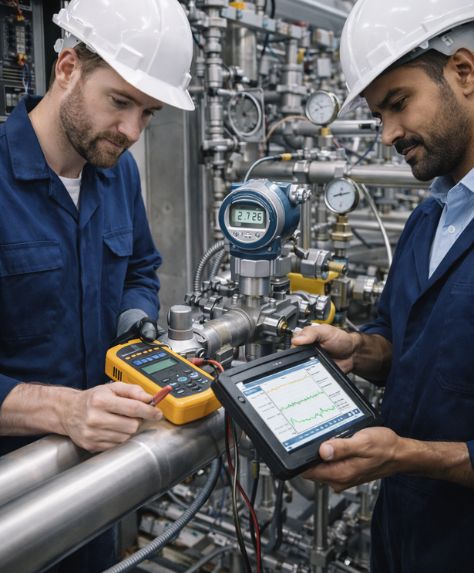 Loop check support in UAE for instrument testing signal verification and commissioning works